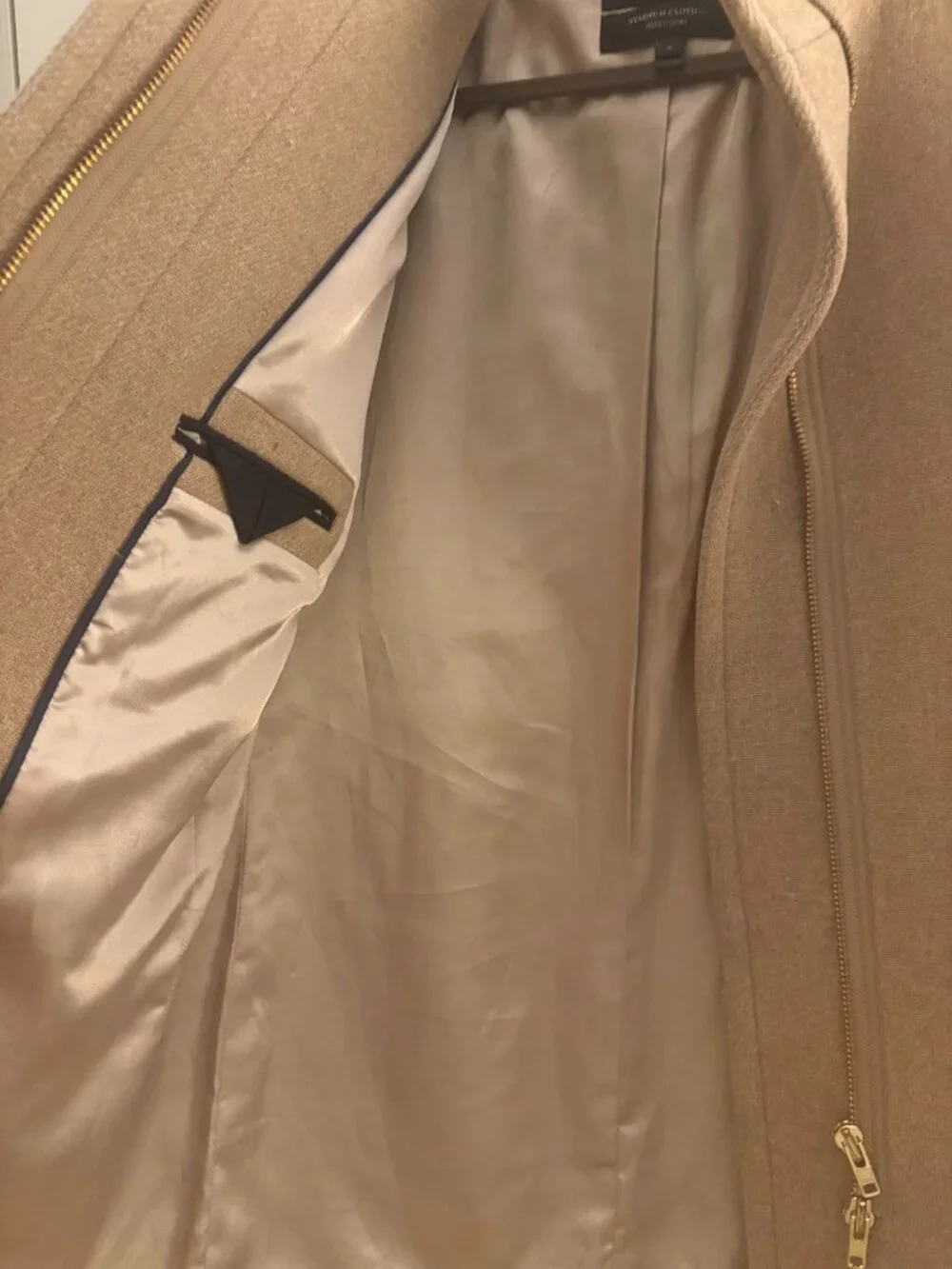 J Crew Stadium Cloth Collar Coat - Picture 3 of 4